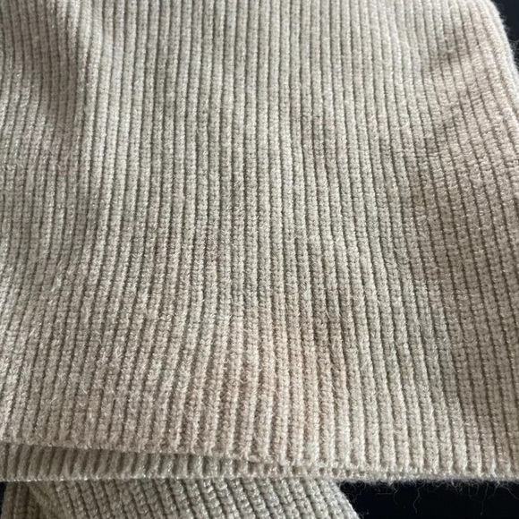 Free People Softly Structured Turtleneck Tunic Sweater In Heather Oatmeal Sz XS - Picture 10 of 10